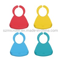 Wholesale Comfortable Super High Grade Silicone Baby Bib Pattern Silicone Bib Avoid Wetting Baby′s Clothes