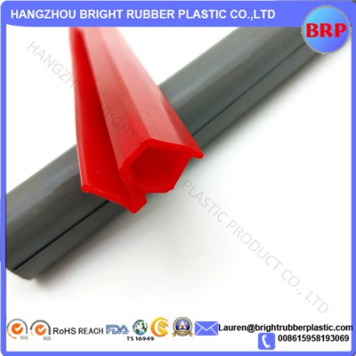 Red Food Grade Silicone Extruded Profiles